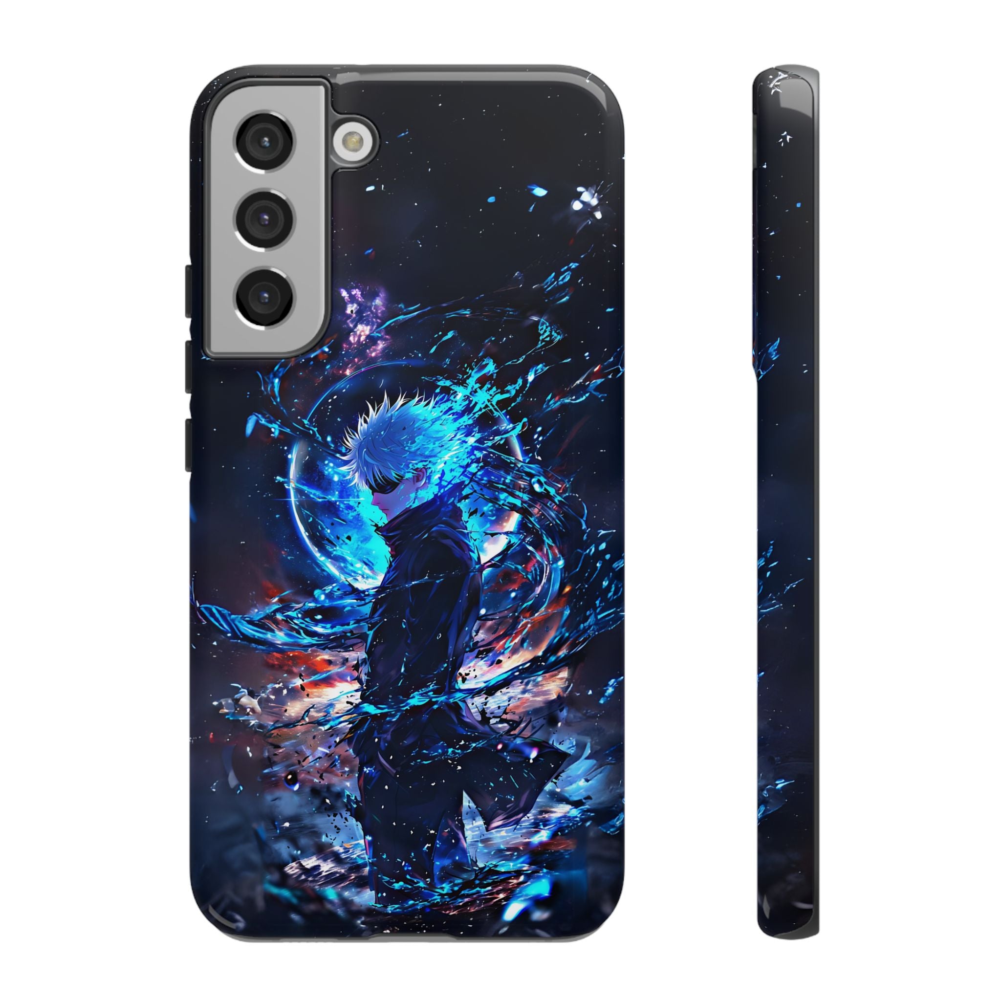 Anime Tough Phone Case – Gojou Satoru Design for iPhone, Samsung, and Google Pixel