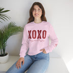 XOXO Sweatshirt - Hugs and Kisses Crewneck | Valentine's Day Gift