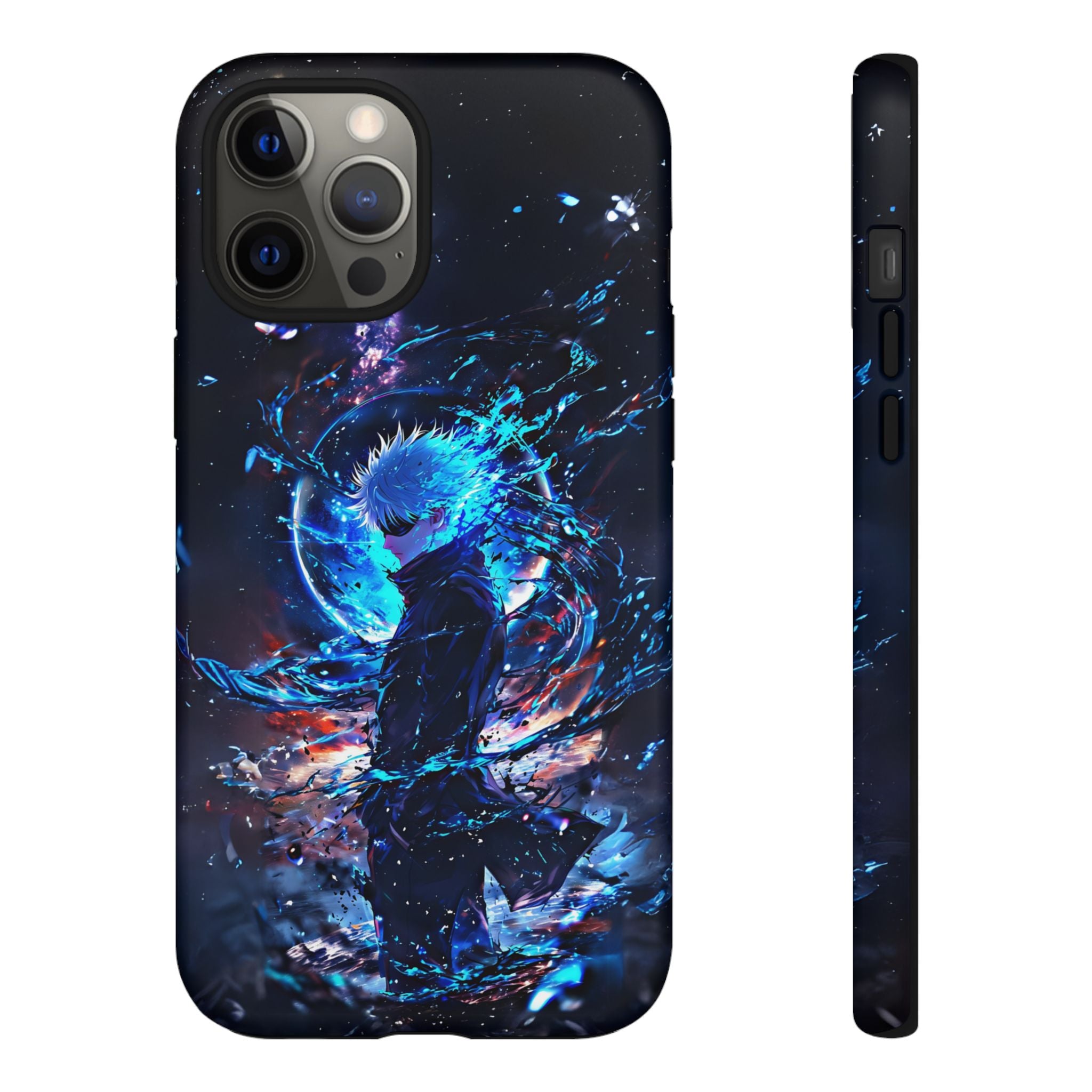 Anime Tough Phone Case – Gojou Satoru Design for iPhone, Samsung, and Google Pixel