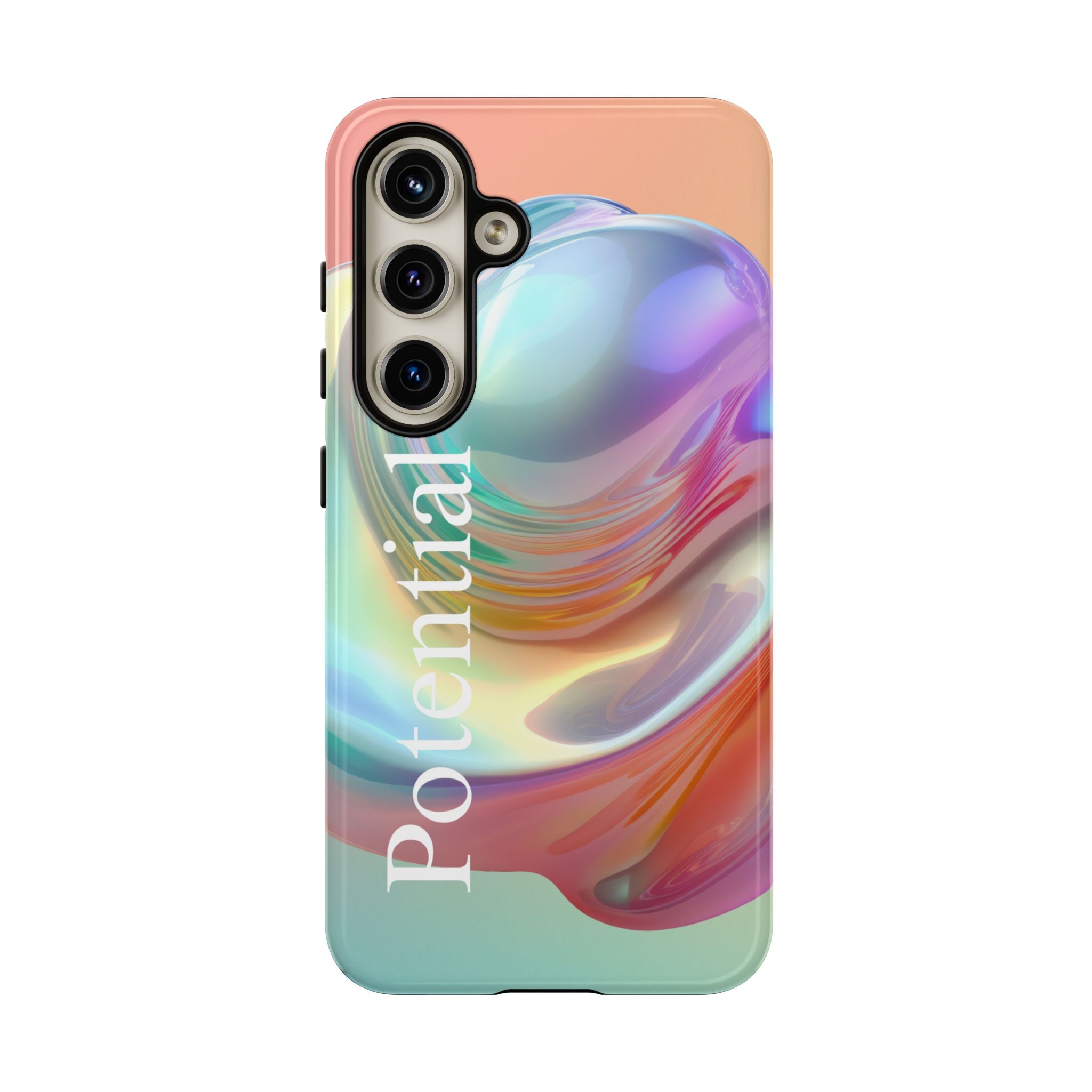 Colorful Phone Tough Case - "Potential" Metamorph Design