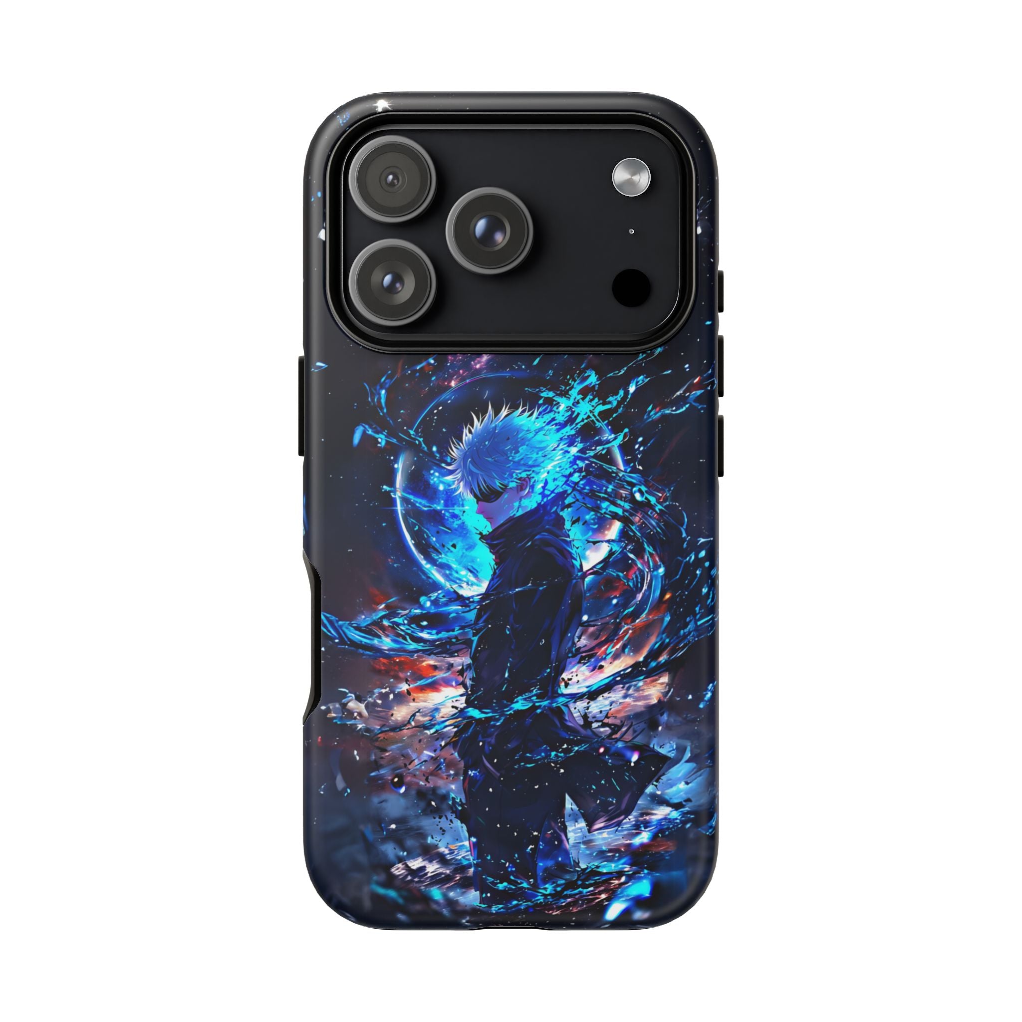 Anime Tough Phone Case – Gojou Satoru Design for iPhone, Samsung, and Google Pixel