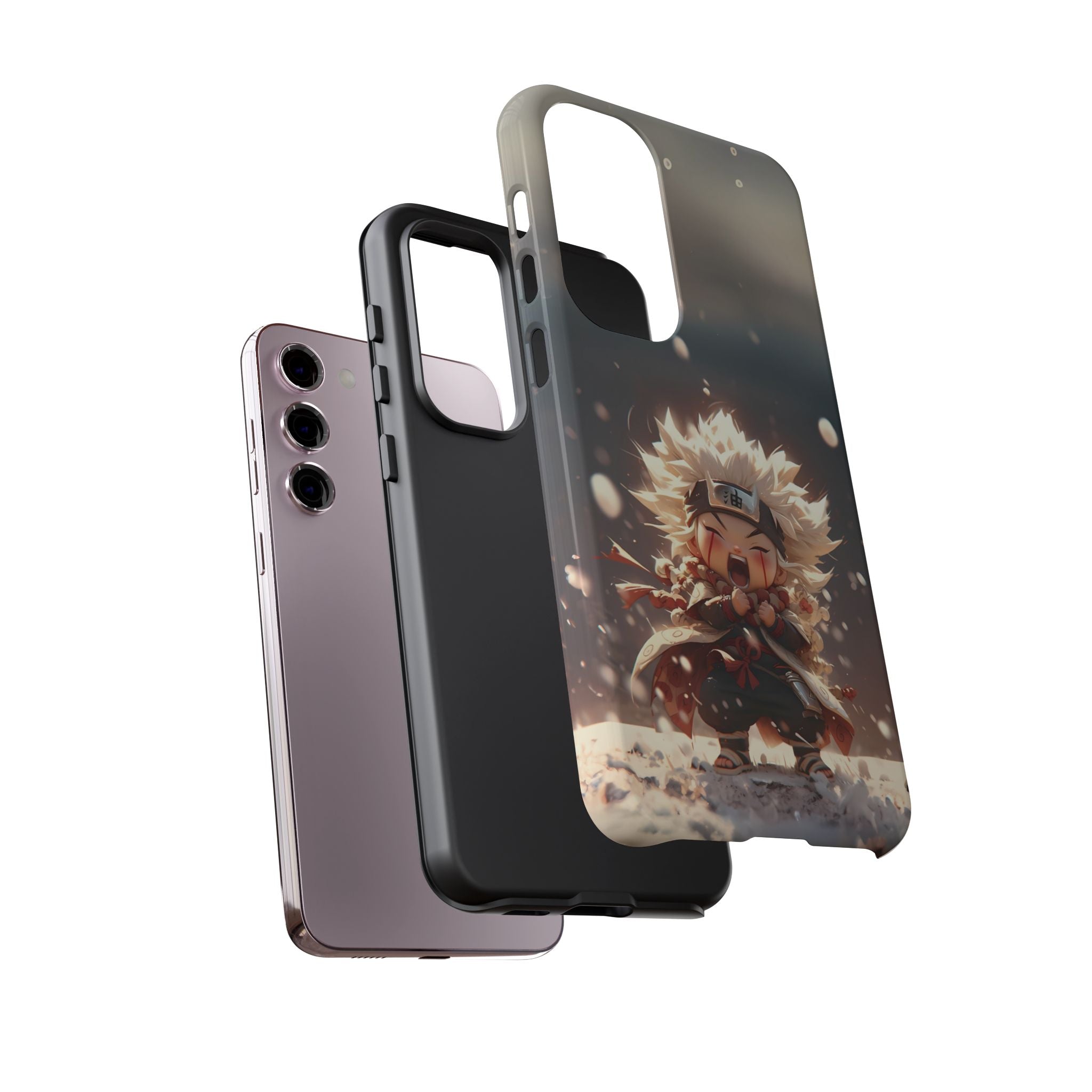 Anime Phone Case – Chibi Jiraiya Tough Protective Case for iPhone & Samsung