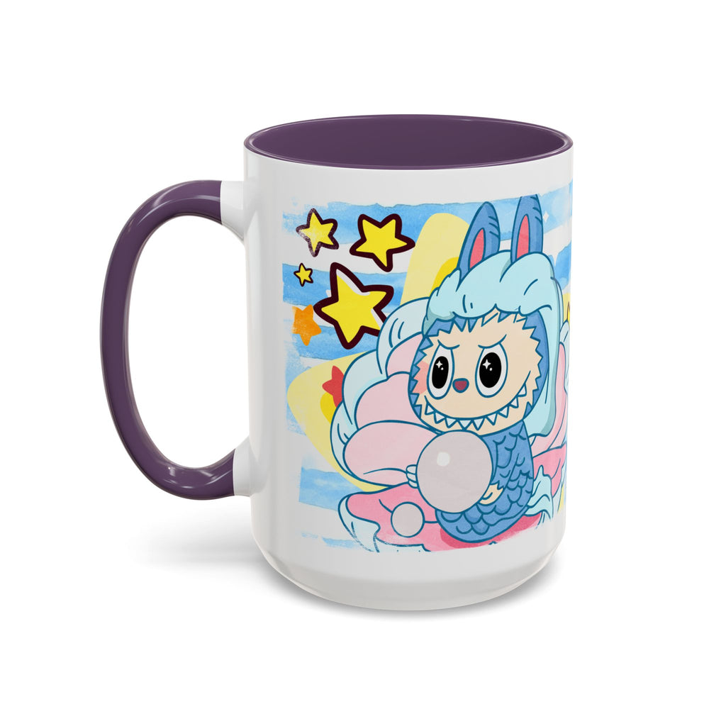 Lazy Yoga Accent Coffee Mug - Cute Animal Design 11oz & 15oz