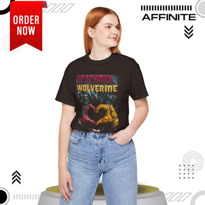 T-Shirt Deadpool Wolverine T-Shirt | Marvel Unisex Graphic Tee | Perfect Gift for Fans