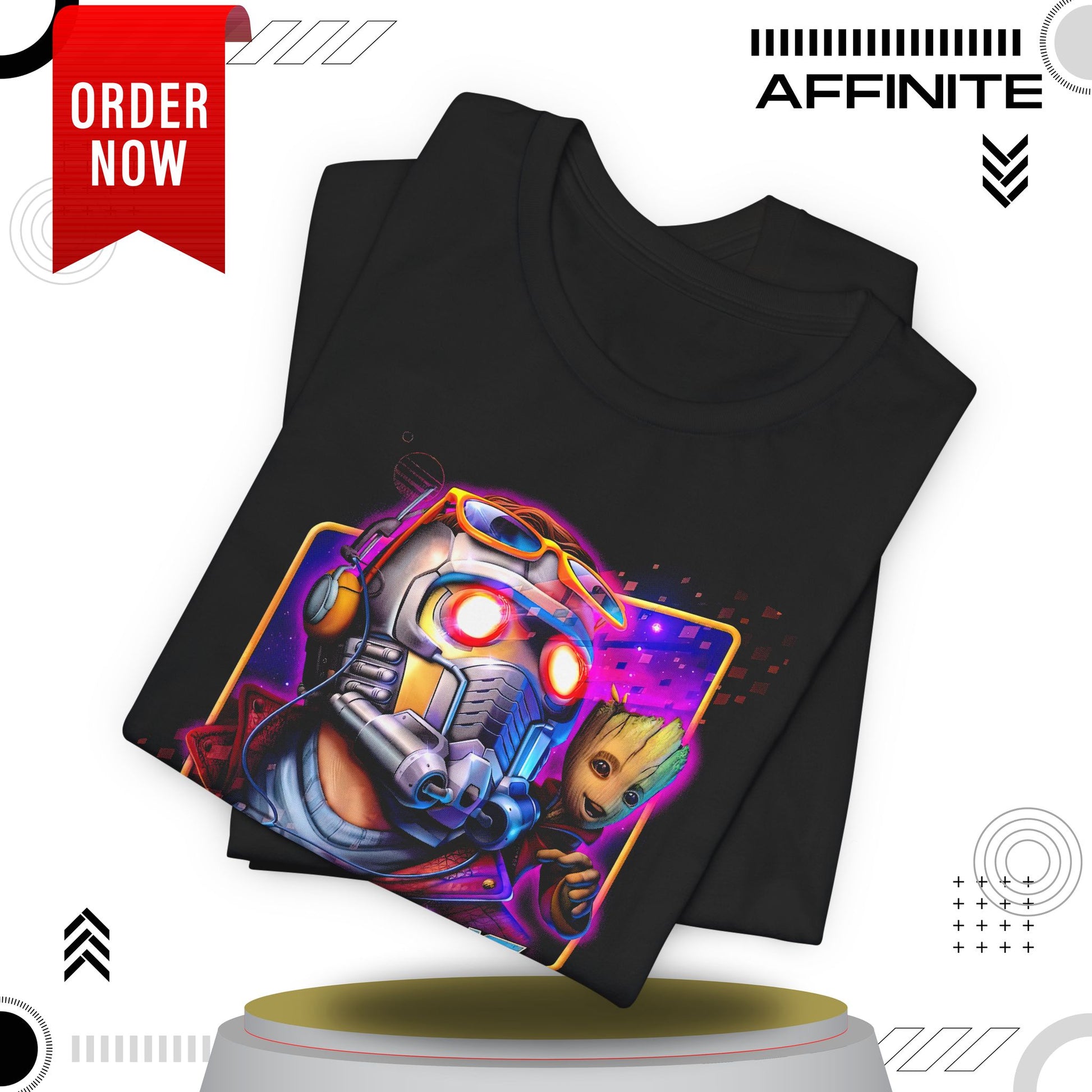 T-Shirt Guardians of the Galaxy Vol 2 T-Shirt – Retro Marvel Graphic Tee (Unisex)