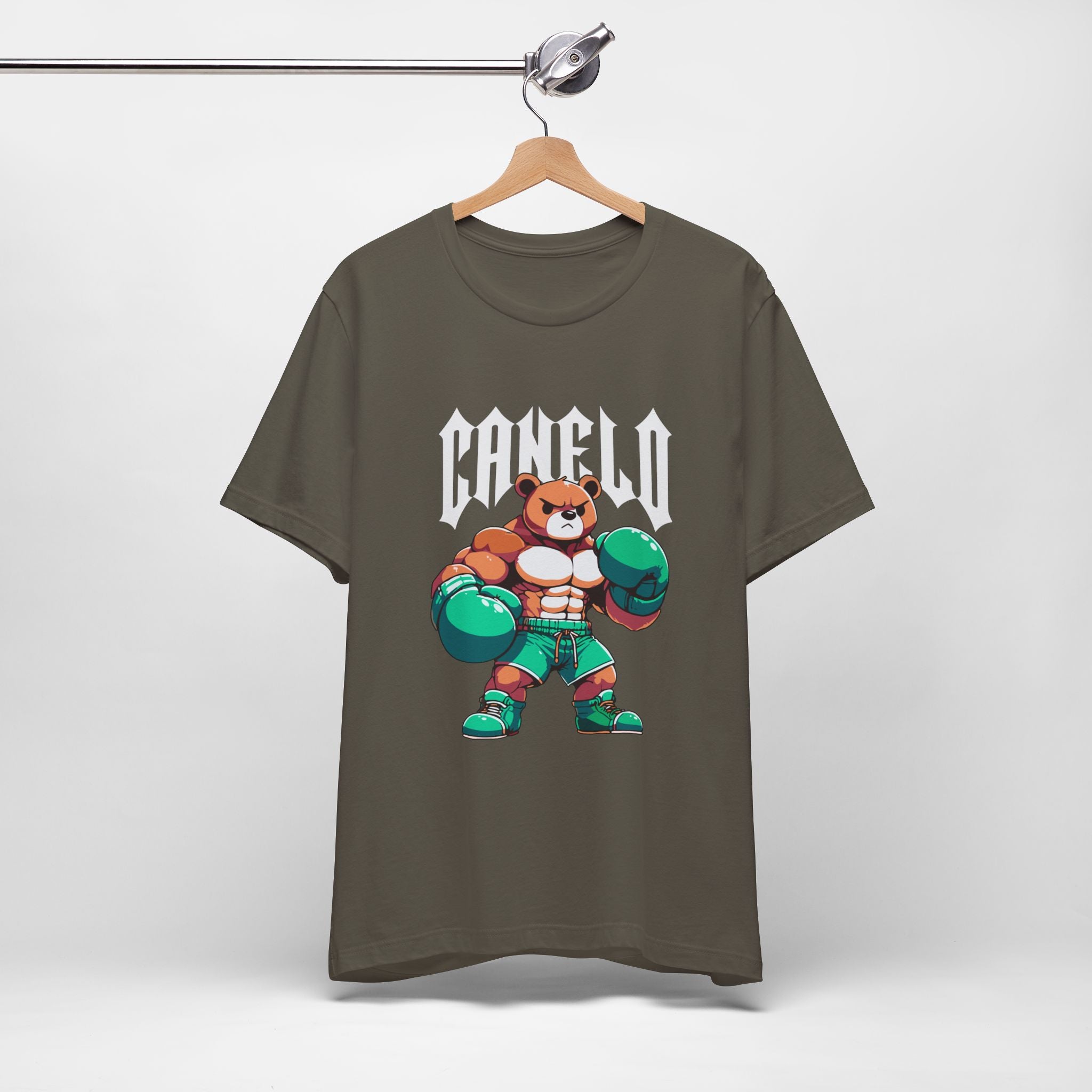 Boxing Bear T-Shirt - Unisex Jersey Short Sleeve Tee Inspired by Canelo