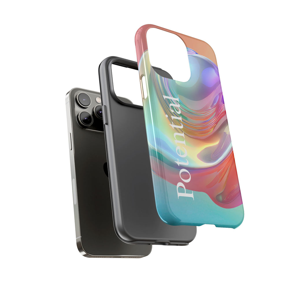 Colorful Phone Tough Case - "Potential" Metamorph Design