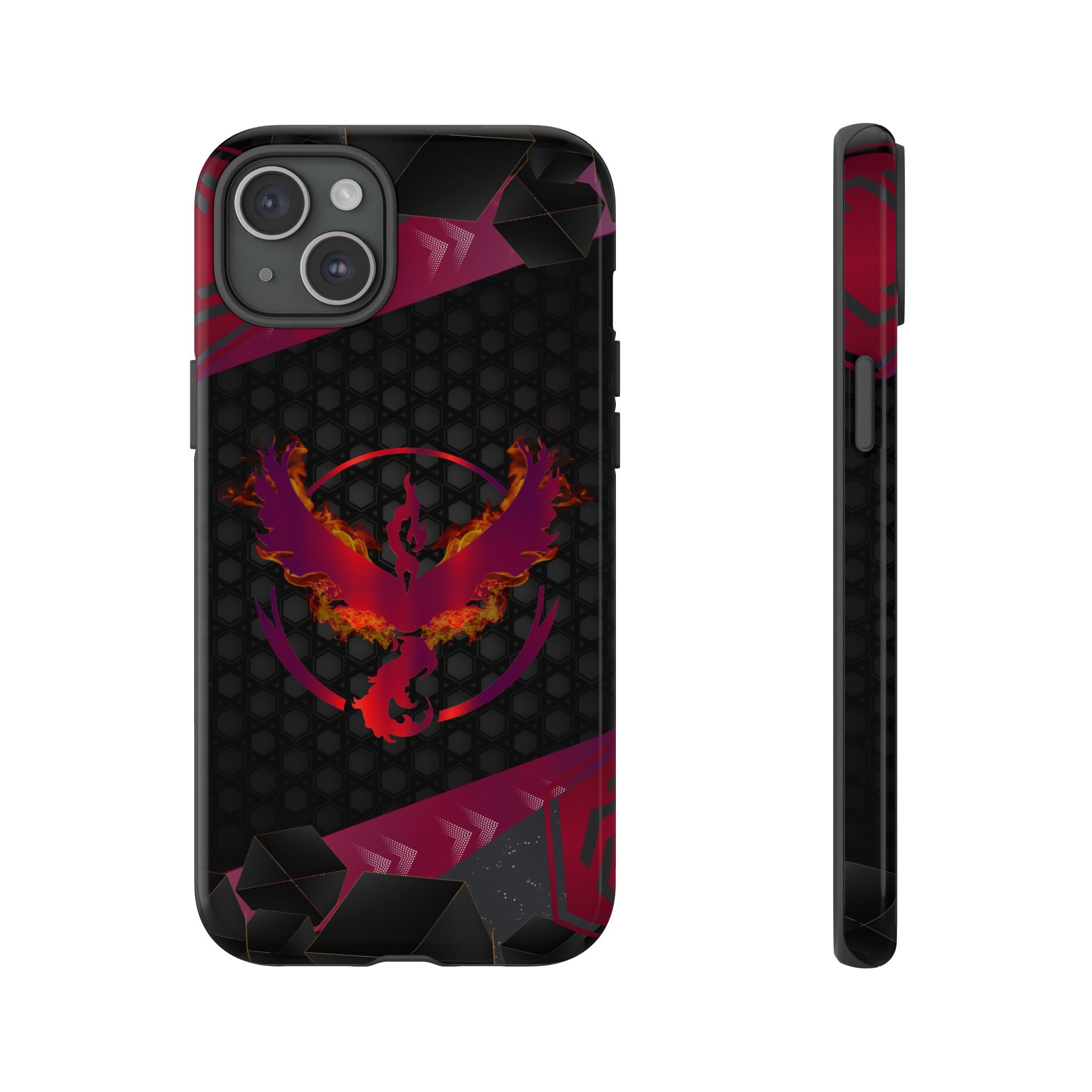 Pokémon Phone Case – Team Valor Tough & Rugged Dual-Layer Protection for iPhone, Samsung, Pixel | Wireless Charging Ready