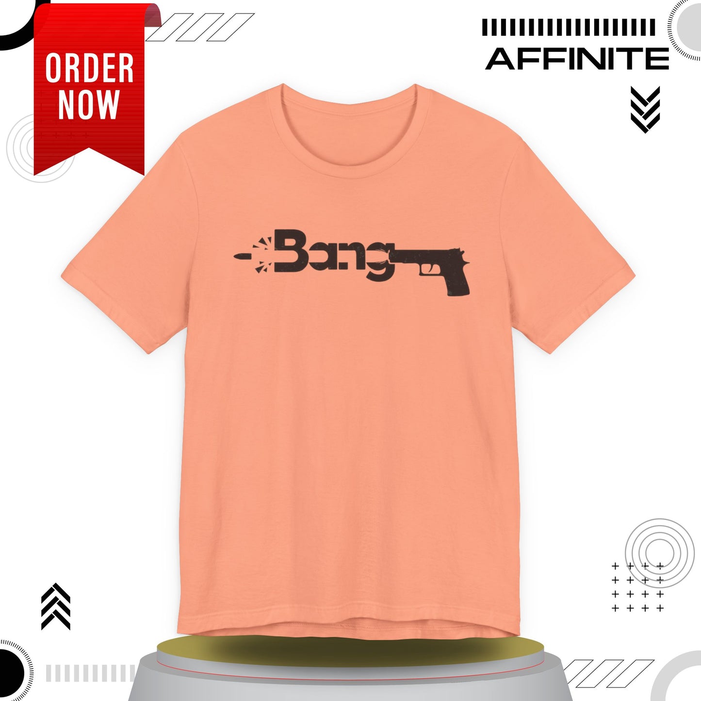 T-Shirt Bang Graphic Unisex Jersey Short Sleeve Tee - Casual Streetwear T-Shirt