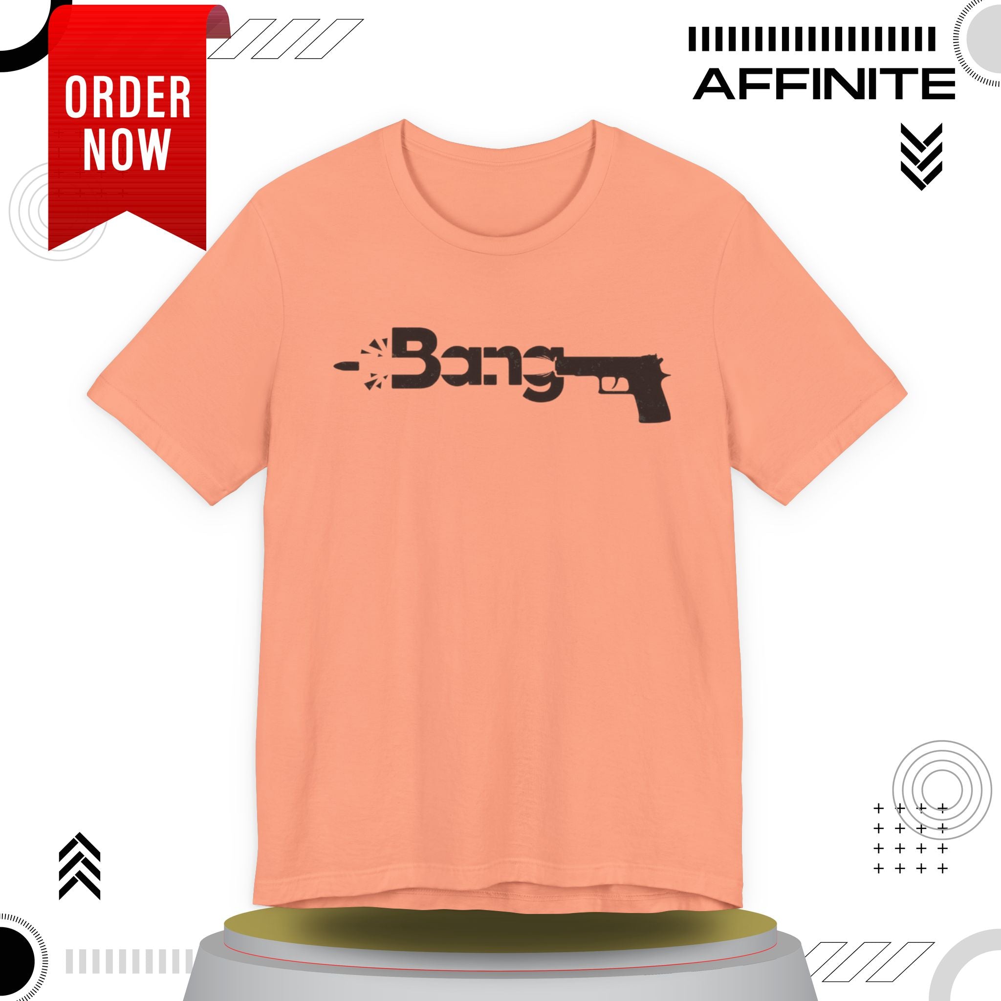 T-Shirt Bang Graphic Unisex Jersey Short Sleeve Tee - Casual Streetwear T-Shirt