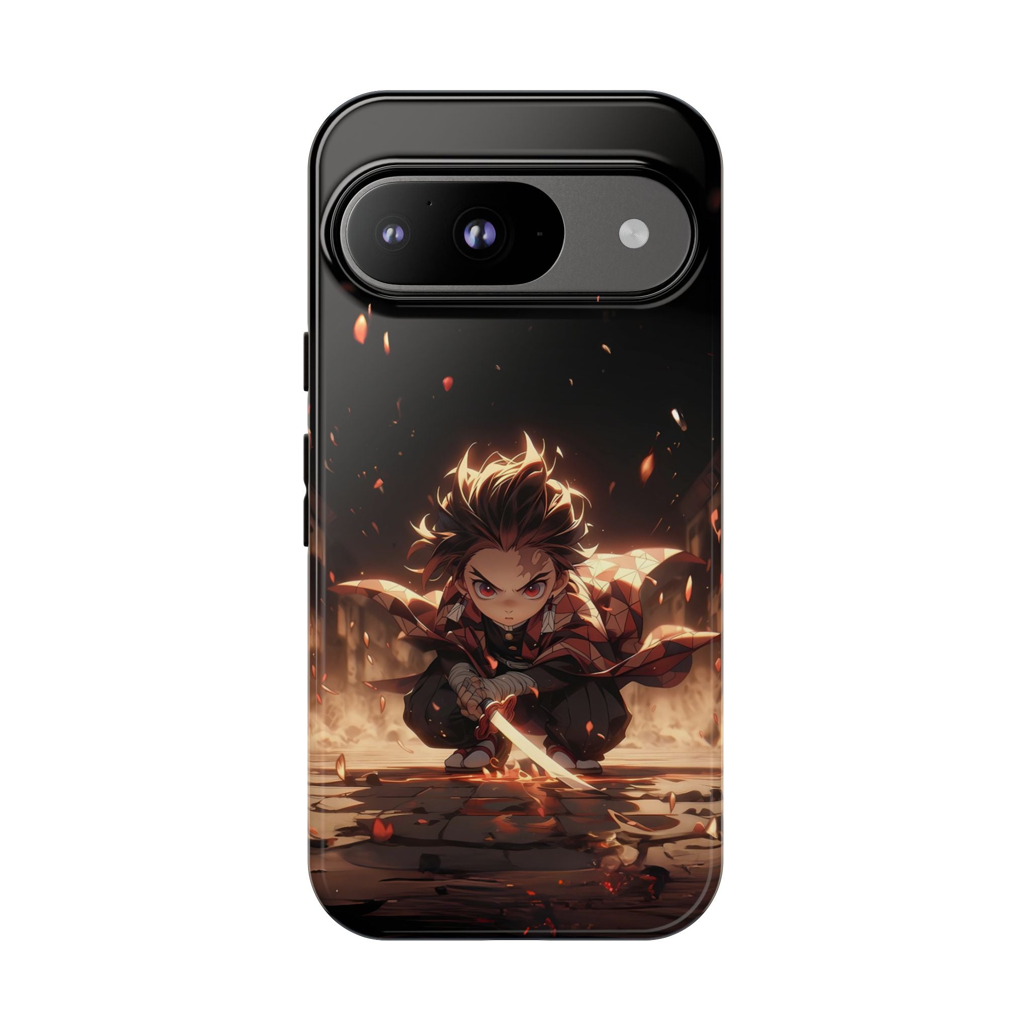 Tough Phone Case – Chibi Tanjiro Kamado Anime Protective Case for iPhone & Samsung