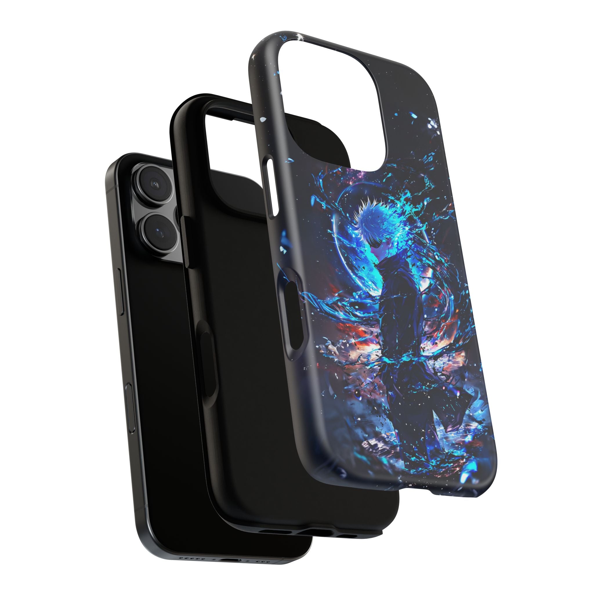 Anime Tough Phone Case – Gojou Satoru Design for iPhone, Samsung, and Google Pixel