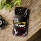 Tough Cases - Freedom's Spark Motivationsl Themed Phone Protection for iPhone, Samsung, and Google Pixel (Matte/Glossy)