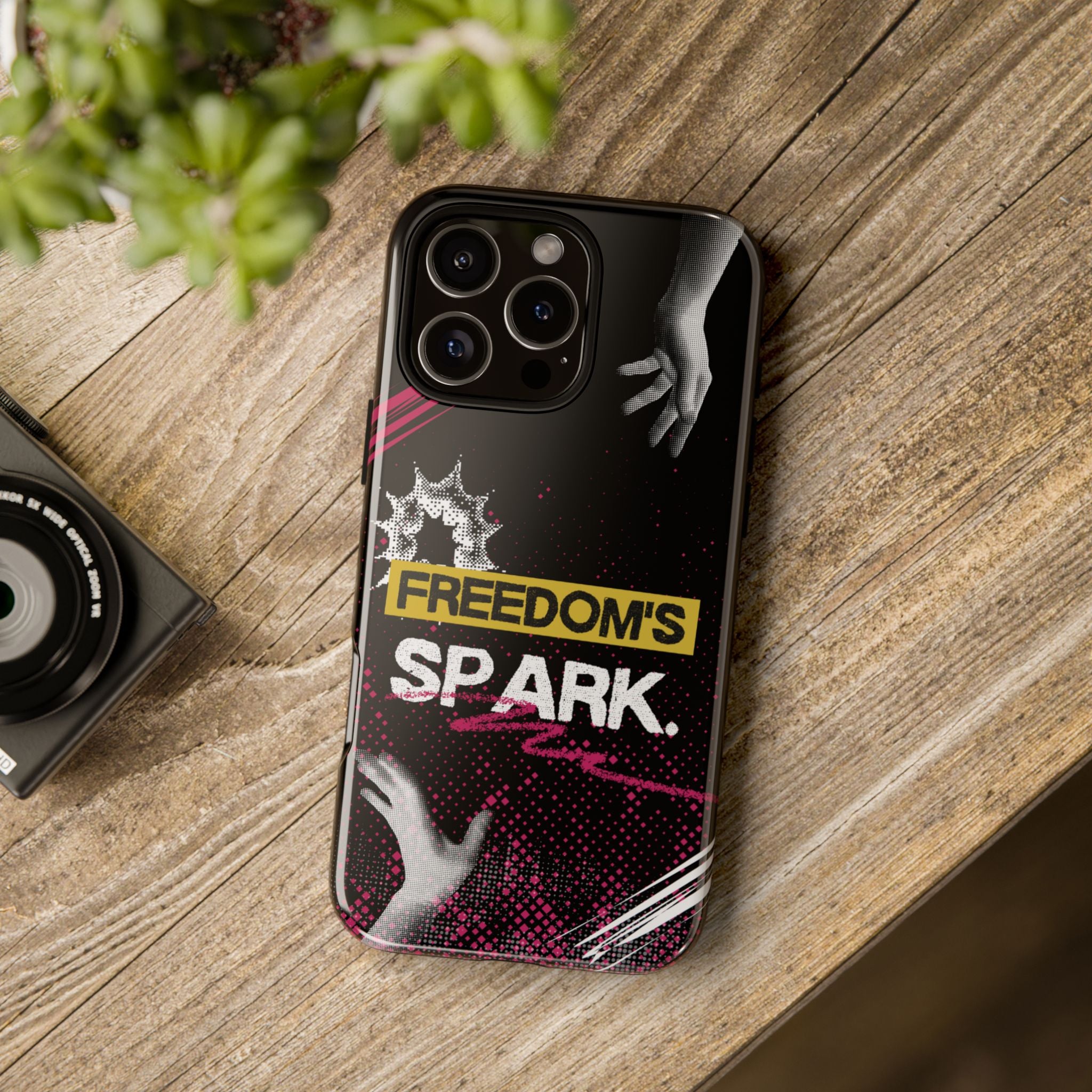 Tough Cases - Freedom's Spark Motivationsl Themed Phone Protection for iPhone, Samsung, and Google Pixel (Matte/Glossy)