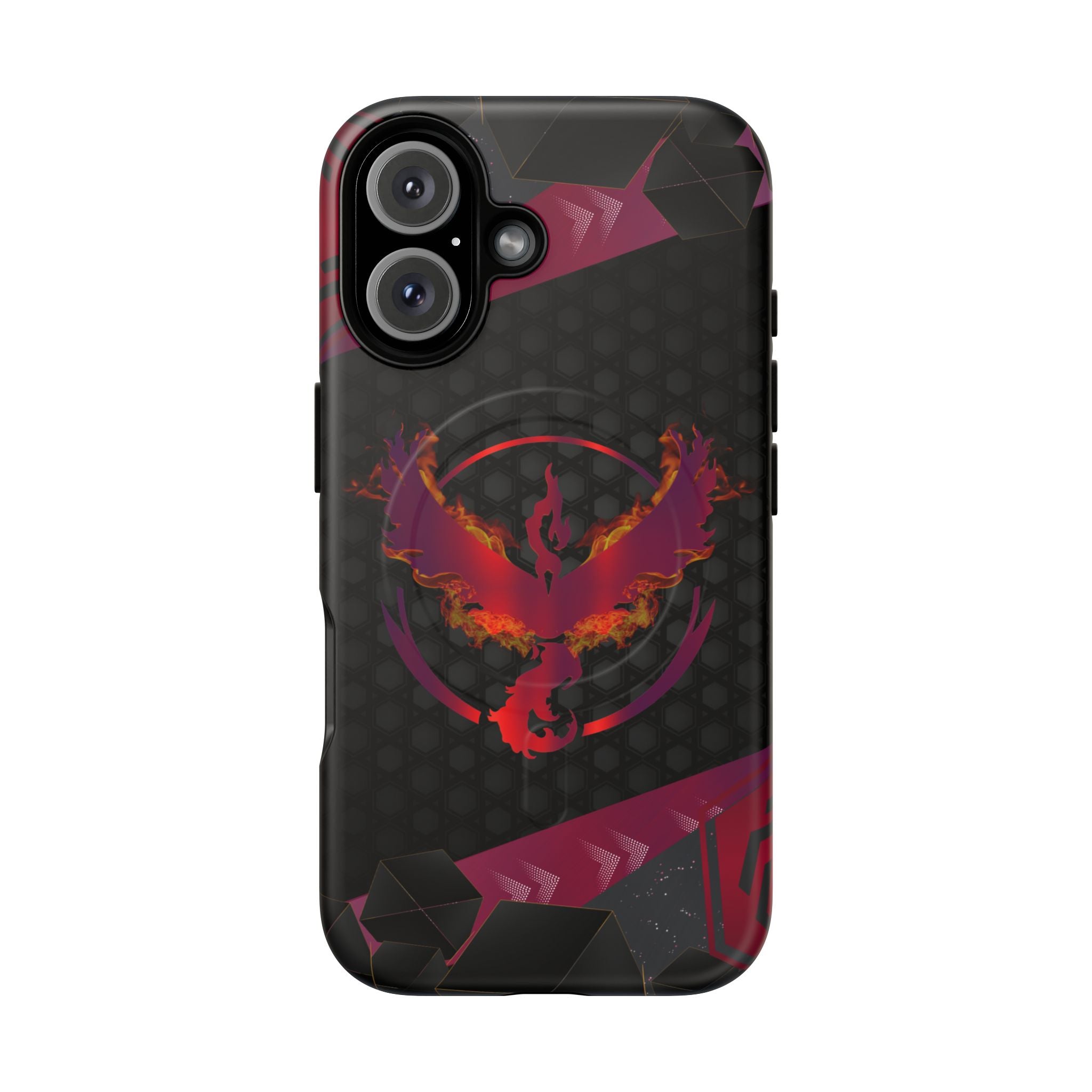 Pokémon Phone Case – Team Valor Tough MagSafe for iPhone 15, 16, 17 | Dual-Layer Armor + Magnetic Charging
