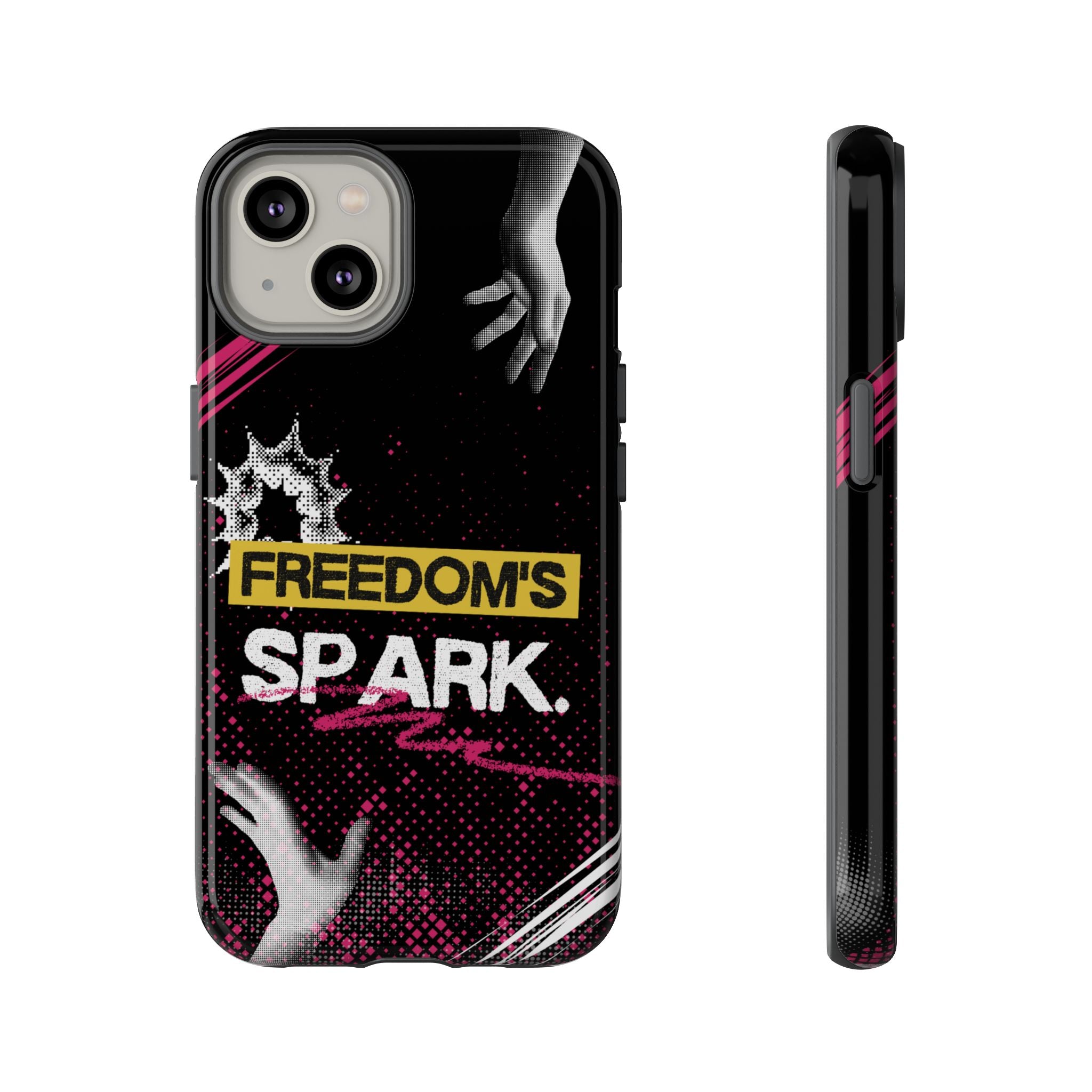 Tough Cases - Freedom's Spark Motivationsl Themed Phone Protection for iPhone, Samsung, and Google Pixel (Matte/Glossy)
