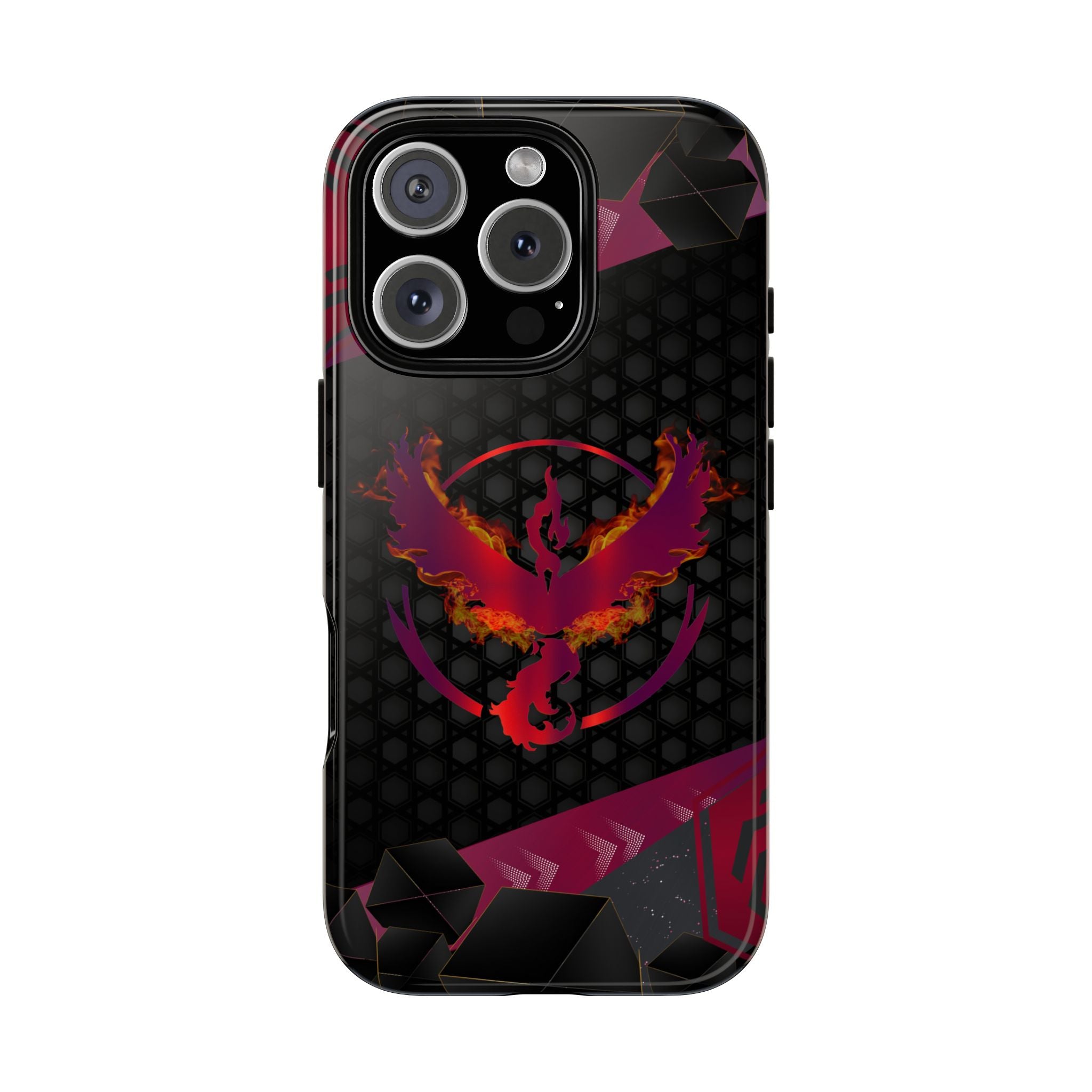 Pokémon Phone Case – Team Valor Tough & Rugged Dual-Layer Protection for iPhone, Samsung, Pixel | Wireless Charging Ready