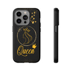 Tough Case Queen Phone Case – Matte & Glossy Crown Design for iPhone, Samsung & Pixel iPhone 14 Pro Matte