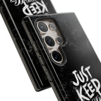 Tough Cases - Keep Moving Forward Quote Themed Phone Protection for iPhone, Samsung, and Google Pixel (Matte/Glossy)