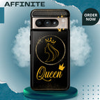 Tough Case Queen Phone Case – Matte & Glossy Crown Design for iPhone, Samsung & Pixel Google Pixel 8 Pro Glossy