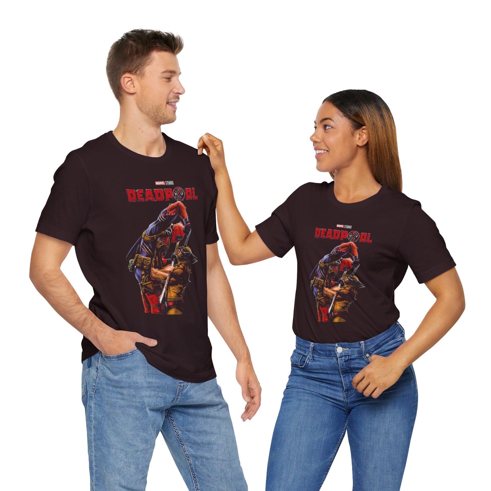 T-Shirt Deadpool Graphic Unisex Jersey Tee - Perfect for Comic Fans