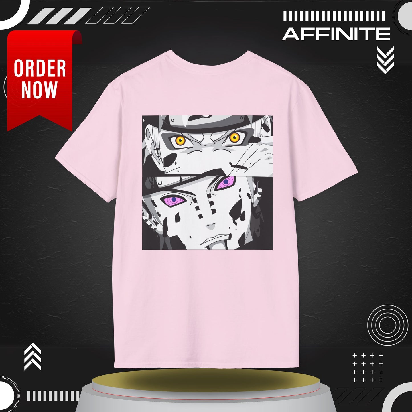 T-Shirt Anime-Jiraiya Inspired Unisex Softstyle T-Shirt with Bold Graphics