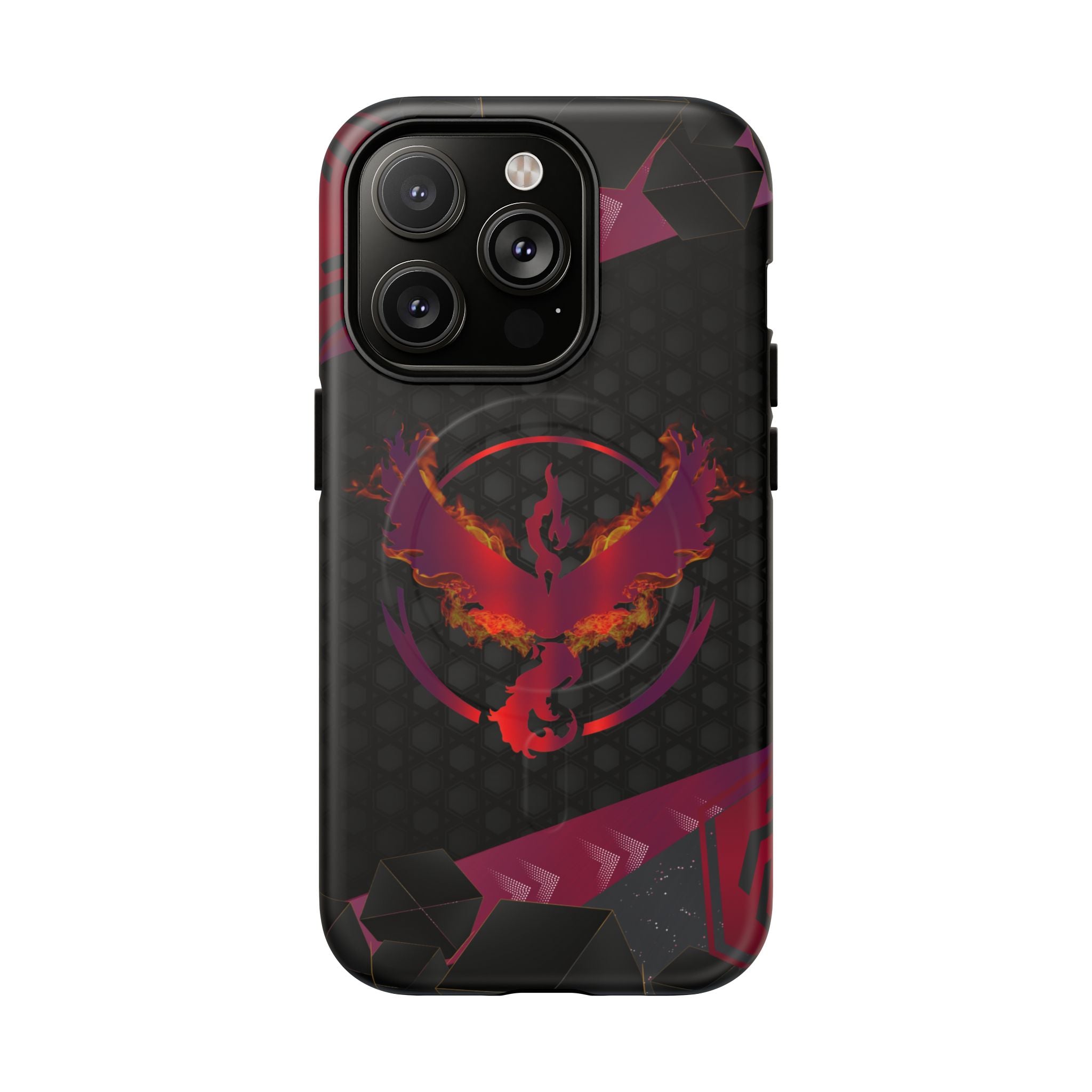 Pokémon Phone Case – Team Valor Tough MagSafe for iPhone 15, 16, 17 | Dual-Layer Armor + Magnetic Charging