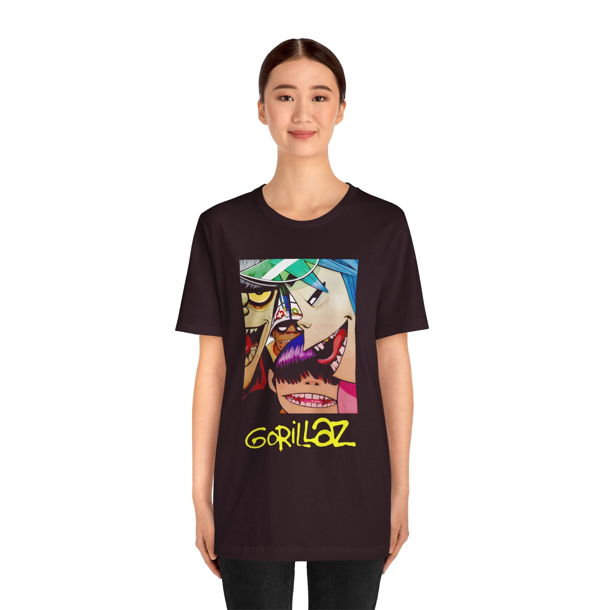 T-Shirt Gorillaz T-Shirt - Streetwear Unisex Band Tee for Music Fans (100% Cotton)