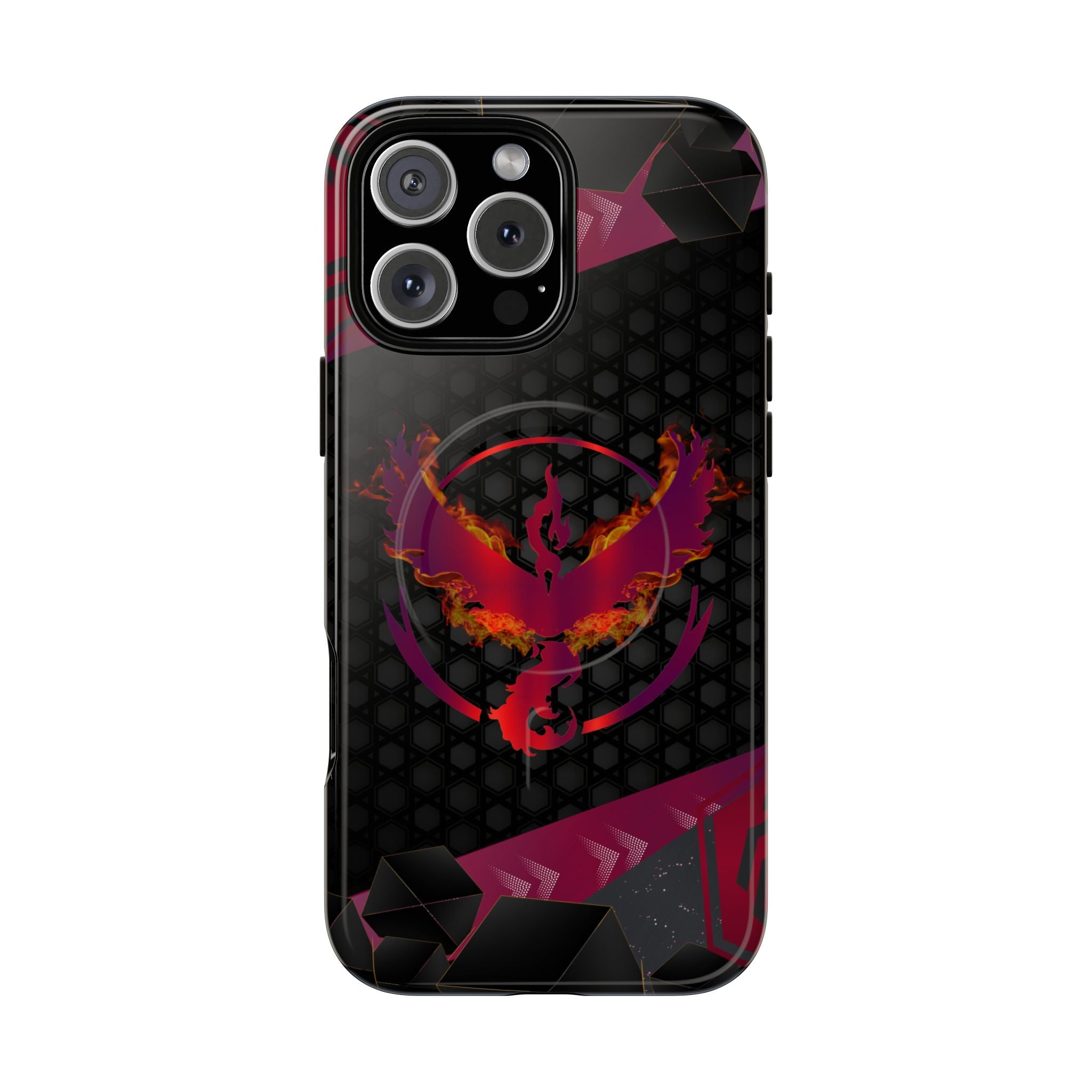 Pokémon Phone Case – Team Valor Tough MagSafe for iPhone 15, 16, 17 | Dual-Layer Armor + Magnetic Charging
