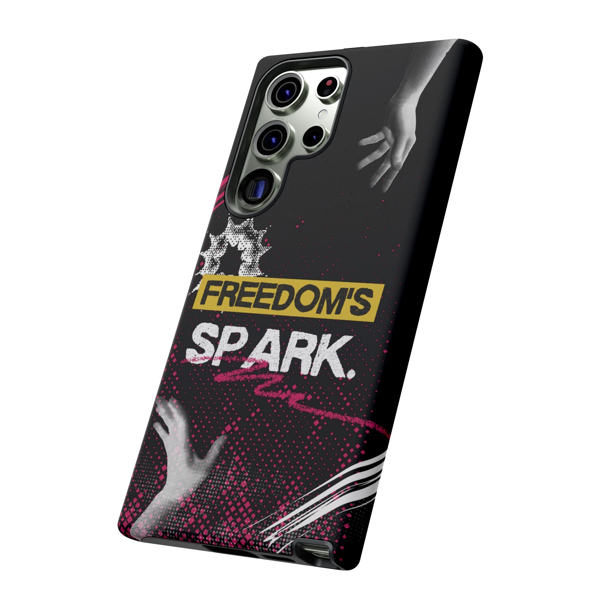 Tough Cases - Freedom's Spark Motivationsl Themed Phone Protection for iPhone, Samsung, and Google Pixel (Matte/Glossy)