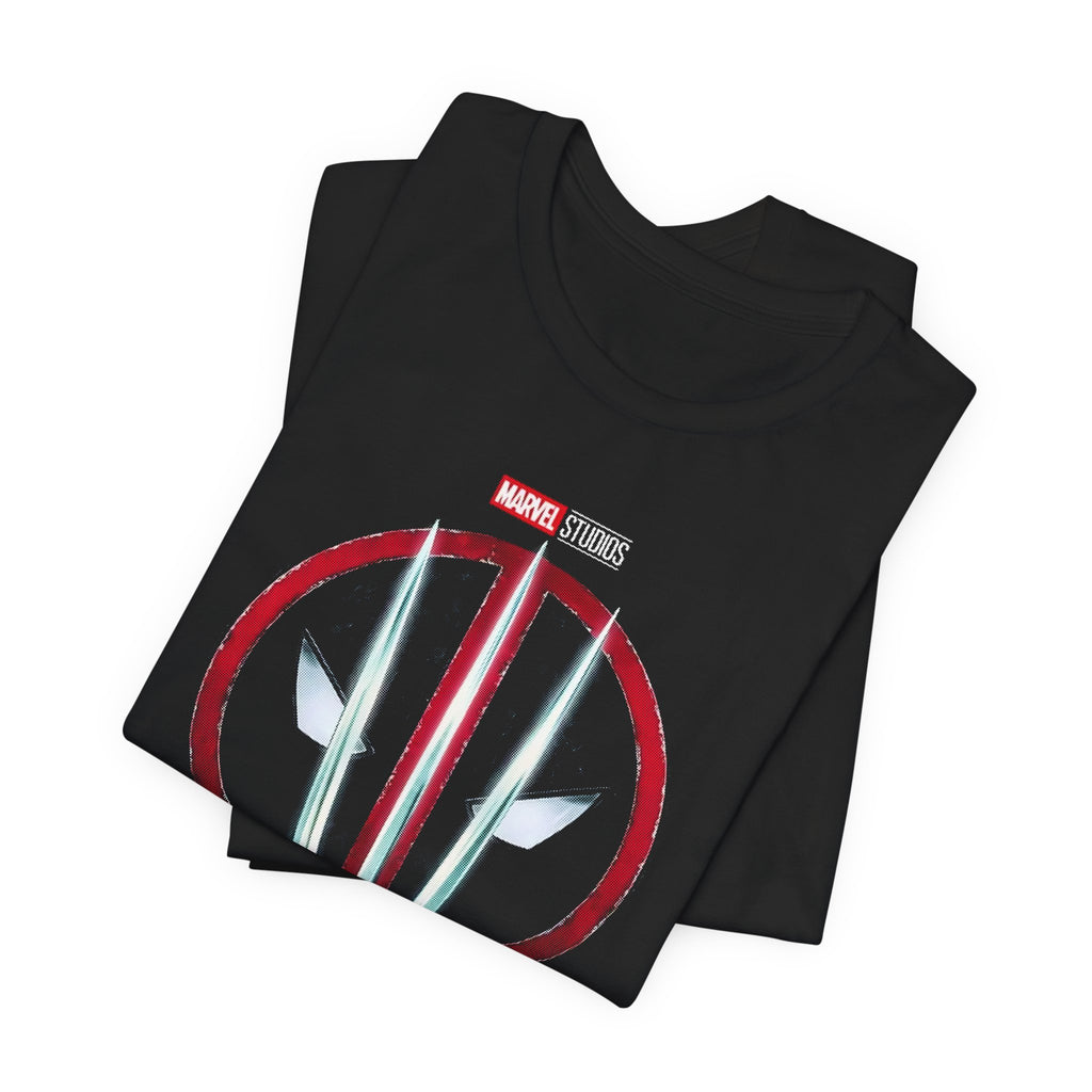 Deadpool and Wolverine T-Shirt – Marvel Graphic Tee for Comic Fans | Unisex Cotton Jersey