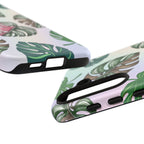 Tough Cases - Monstera Leaf Themed Phone Protection for iPhone, Samsung, and Google Pixel (Matte/Glossy)