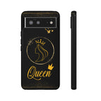 Tough Case Queen Phone Case – Matte & Glossy Crown Design for iPhone, Samsung & Pixel Google Pixel 6 Glossy