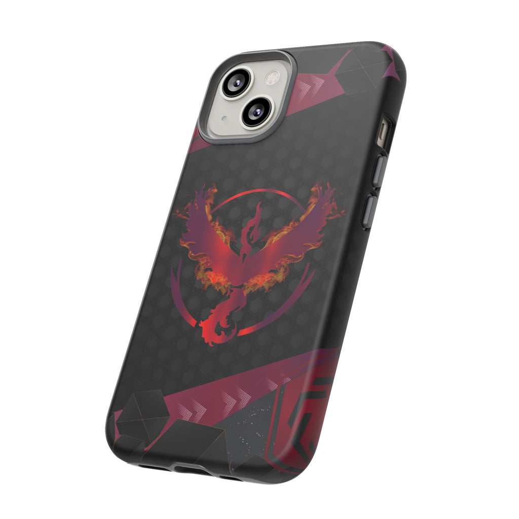 Pokémon Phone Case – Team Valor Tough & Rugged Dual-Layer Protection for iPhone, Samsung, Pixel | Wireless Charging Ready
