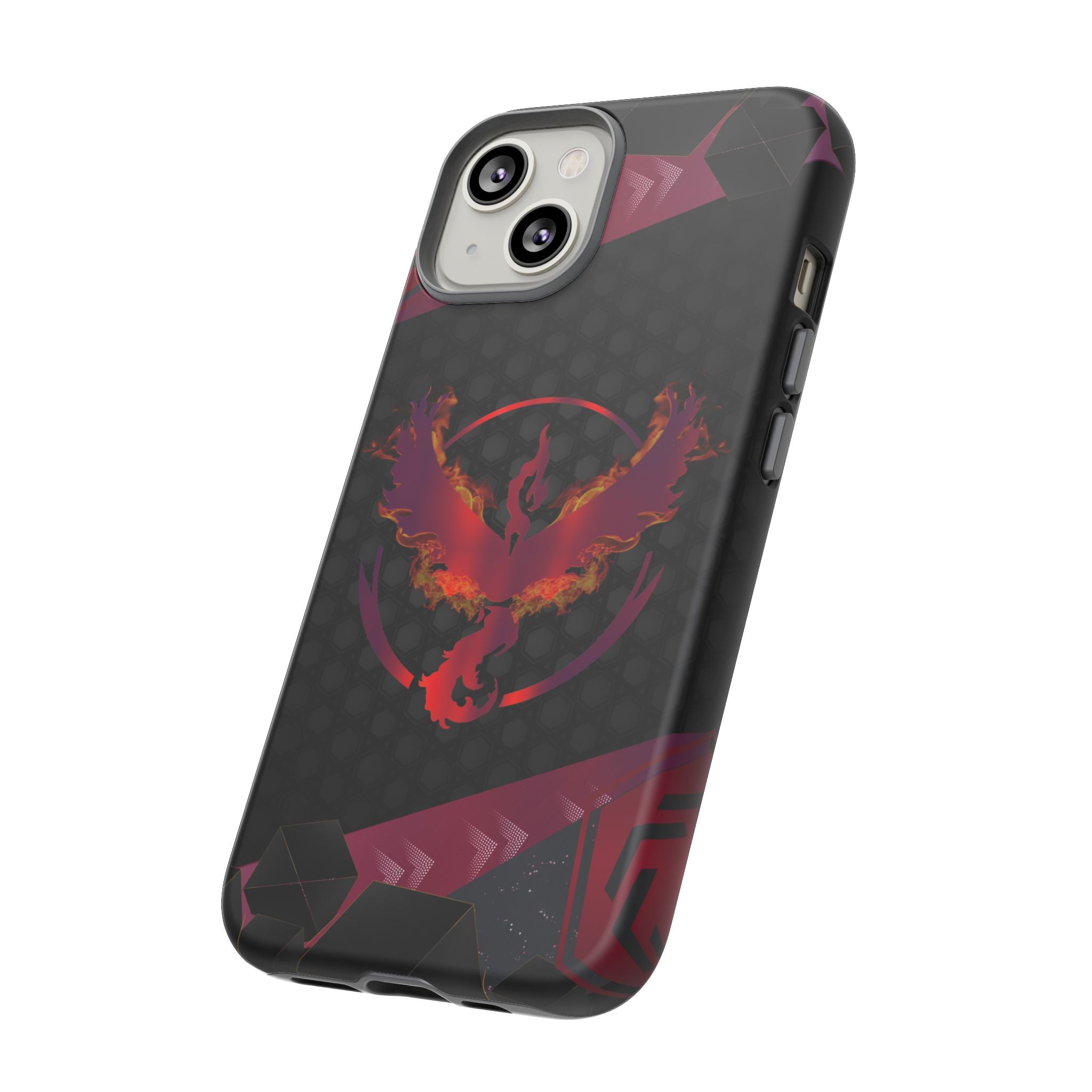 Pokémon Phone Case – Team Valor Tough & Rugged Dual-Layer Protection for iPhone, Samsung, Pixel | Wireless Charging Ready