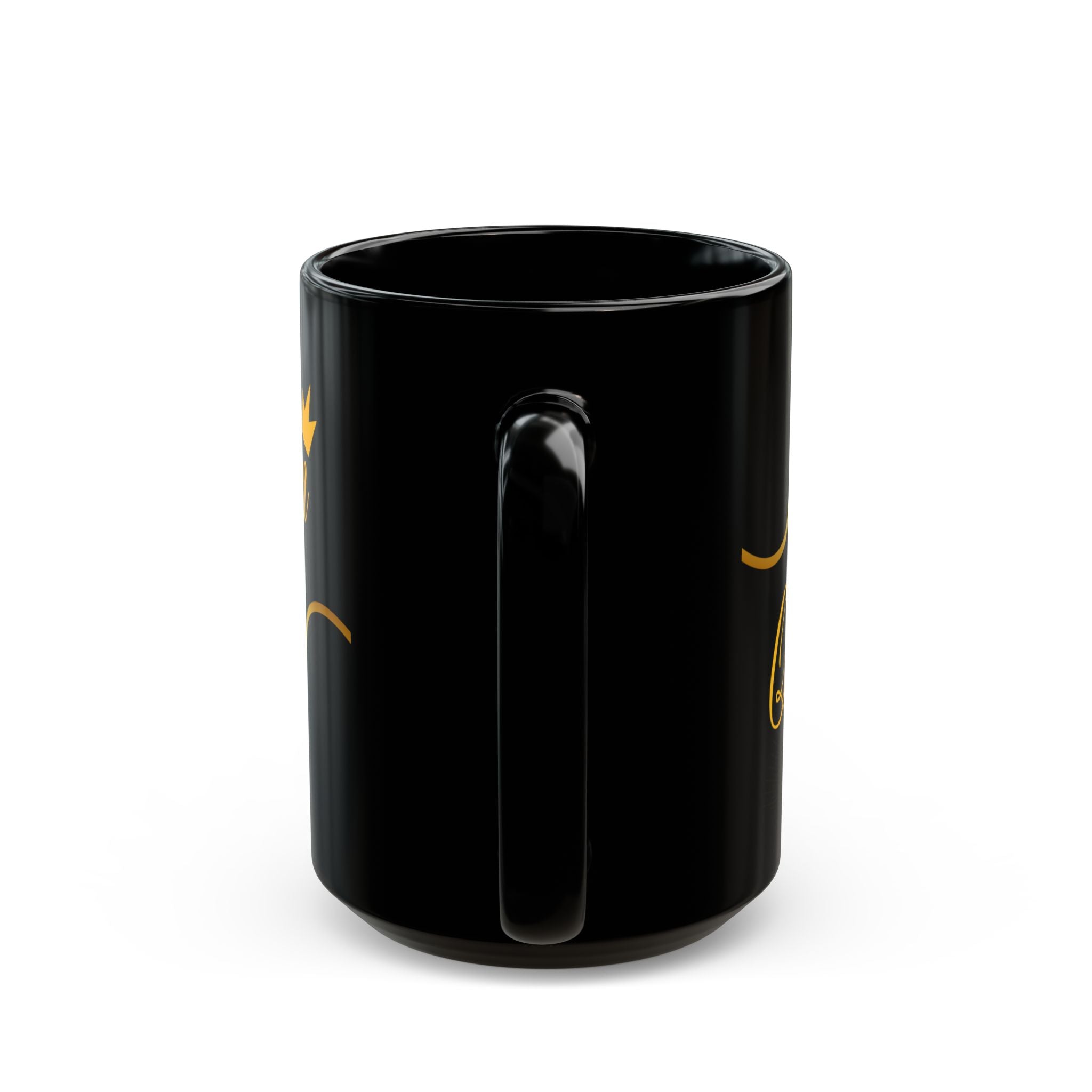 Queen Black Mug 11oz, 15oz - Perfect Gift for Her, Elegant Coffee Cup