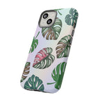 Tough Cases - Monstera Leaf Themed Phone Protection for iPhone, Samsung, and Google Pixel (Matte/Glossy)