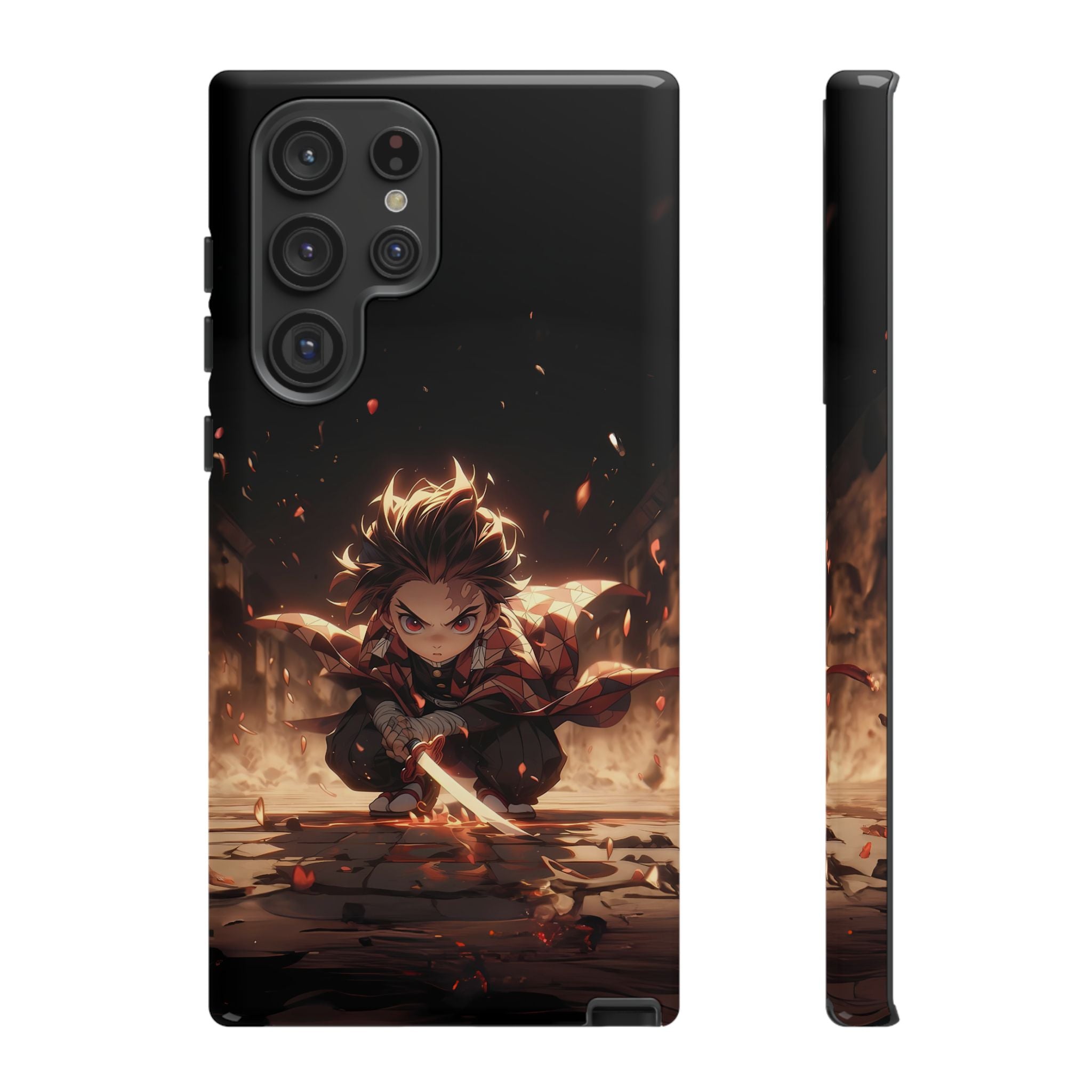 Tough Phone Case – Chibi Tanjiro Kamado Anime Protective Case for iPhone & Samsung