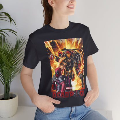 T-Shirt Marvel T Shirt - Deadpool Graphic Tee (Unisex Cotton)