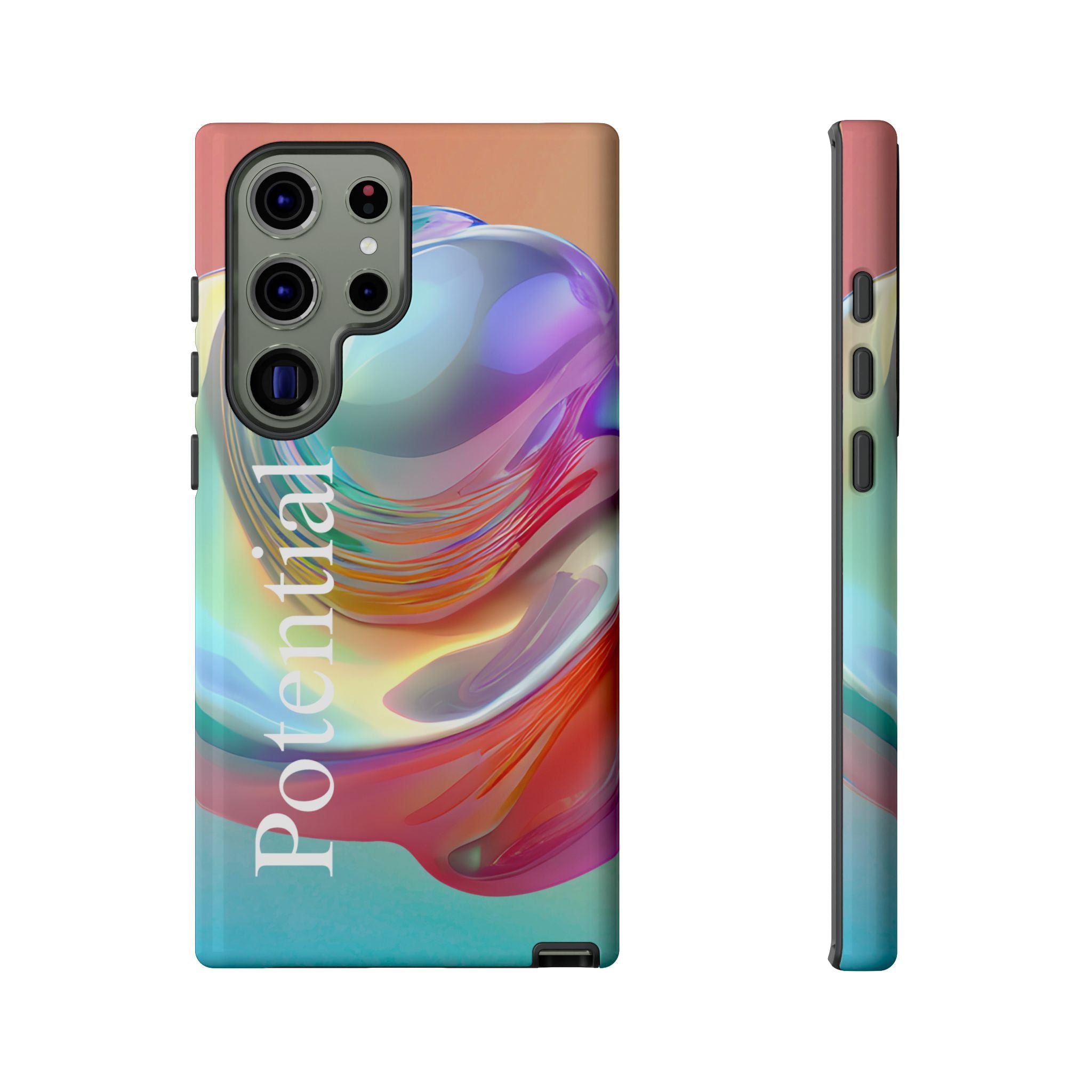 Colorful Phone Tough Case - "Potential" Metamorph Design