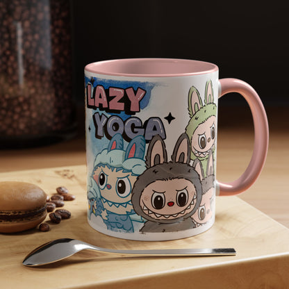 Mug Lazy Yoga Monsters Coffee Mug - Fun Accent Mug for Yoga Lovers