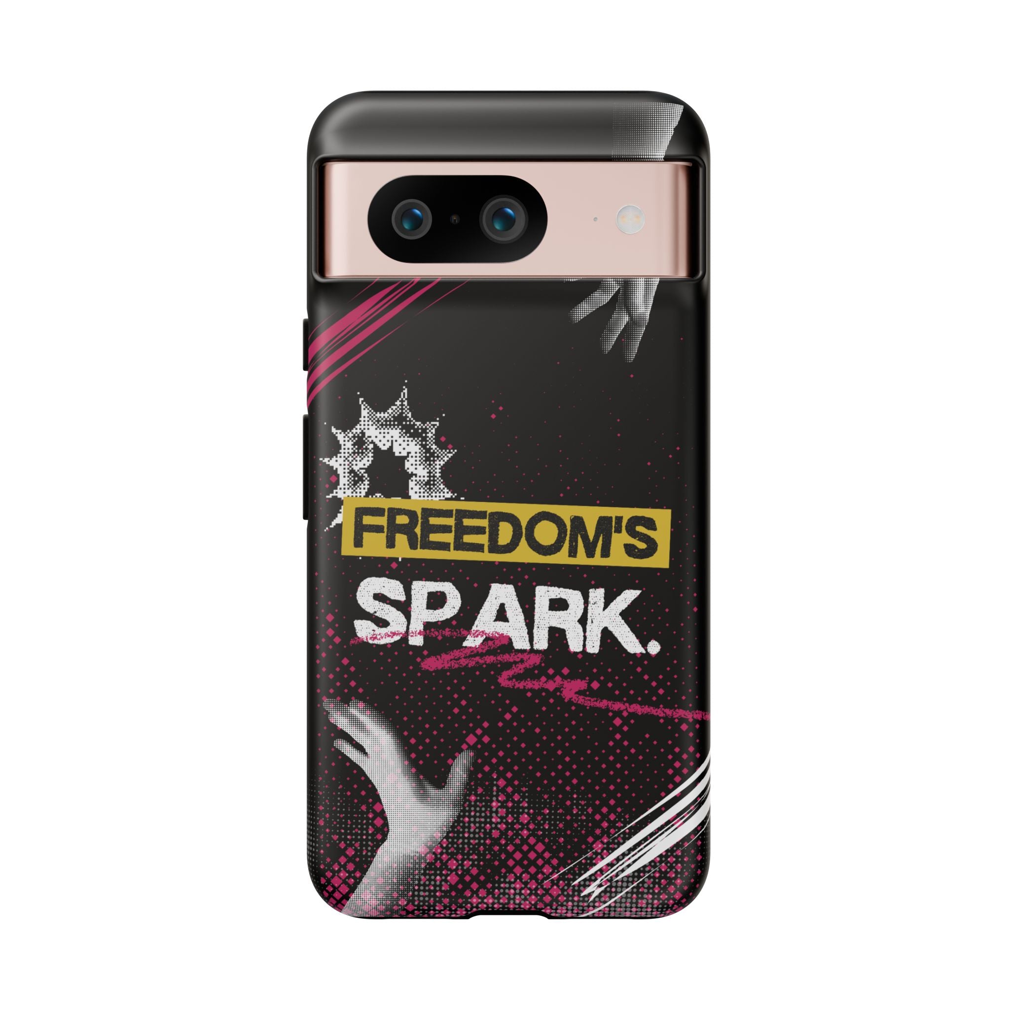 Tough Cases - Freedom's Spark Motivationsl Themed Phone Protection for iPhone, Samsung, and Google Pixel (Matte/Glossy)