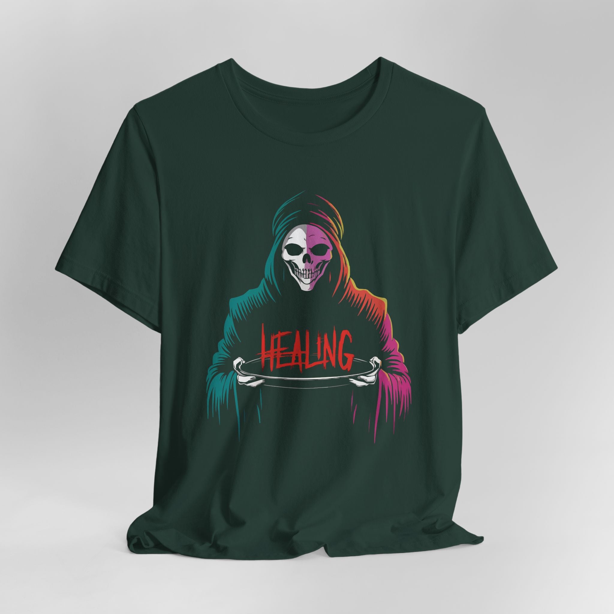 Halloween Healing Graphic Tee - Unisex Casual Shirt for Adults