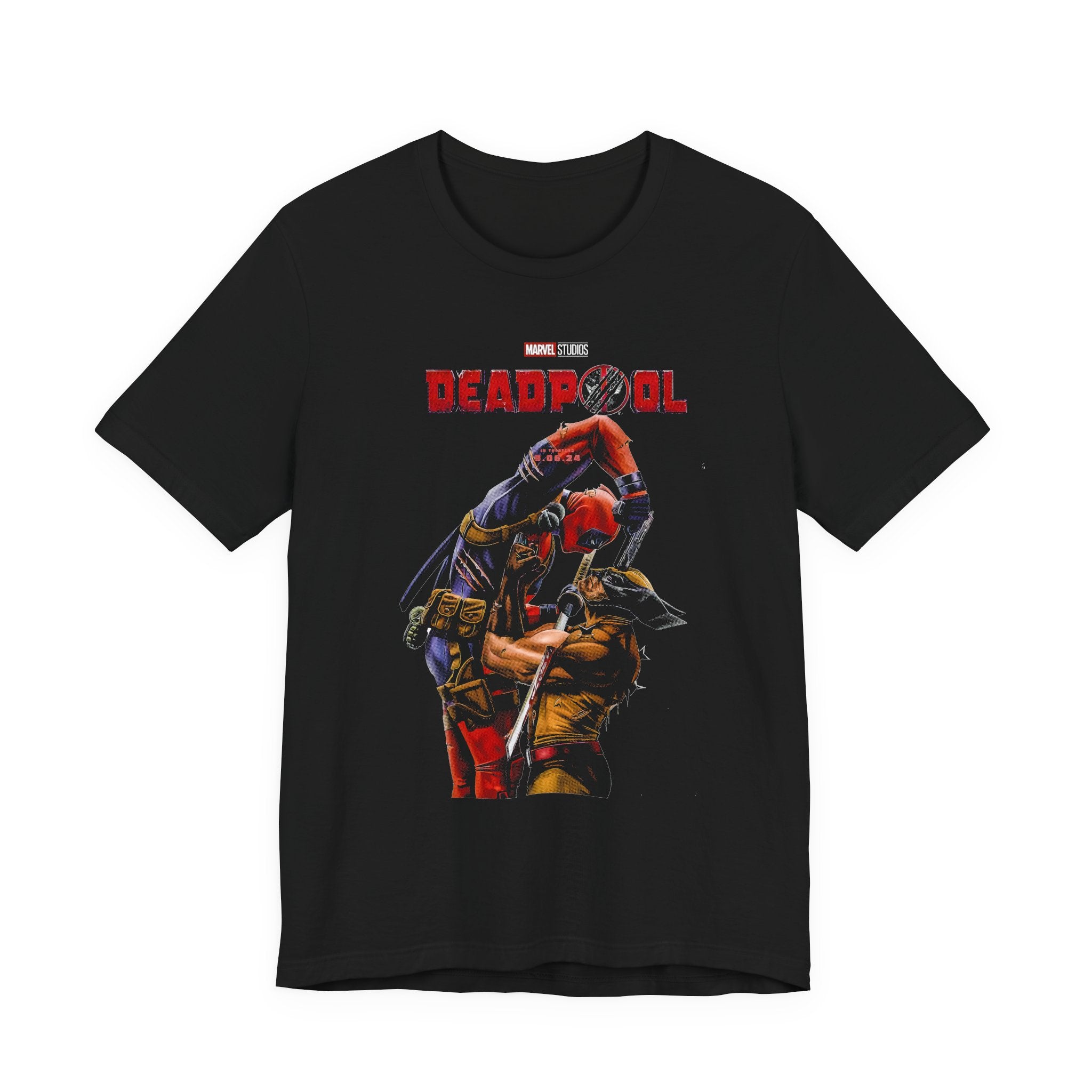 Deadpool Graphic Tee – Marvel Movie Unisex Jersey Shirt | Soft Cotton for Comic Fans & Pop Culture Lovers