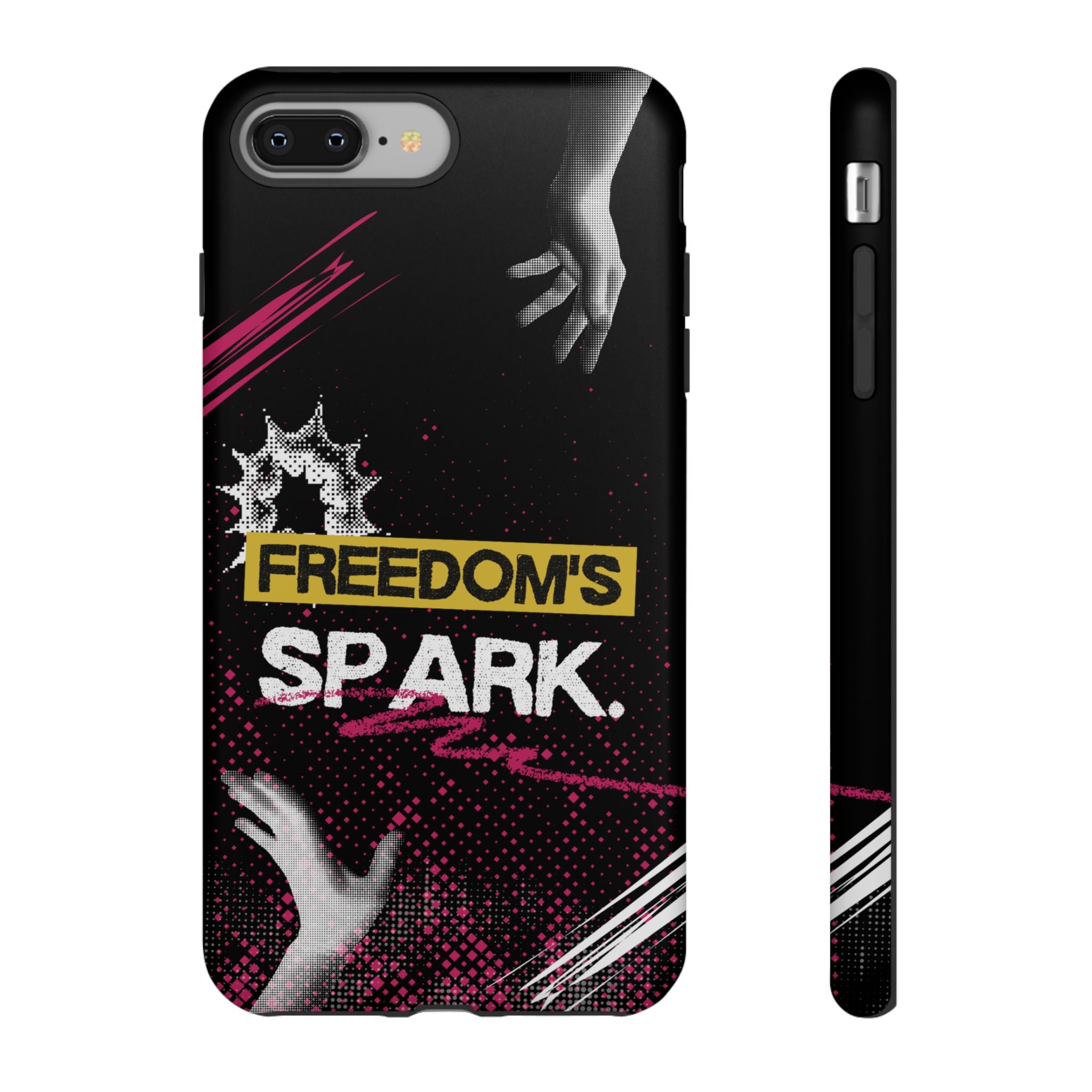 Tough Cases - Freedom's Spark Motivationsl Themed Phone Protection for iPhone, Samsung, and Google Pixel (Matte/Glossy)