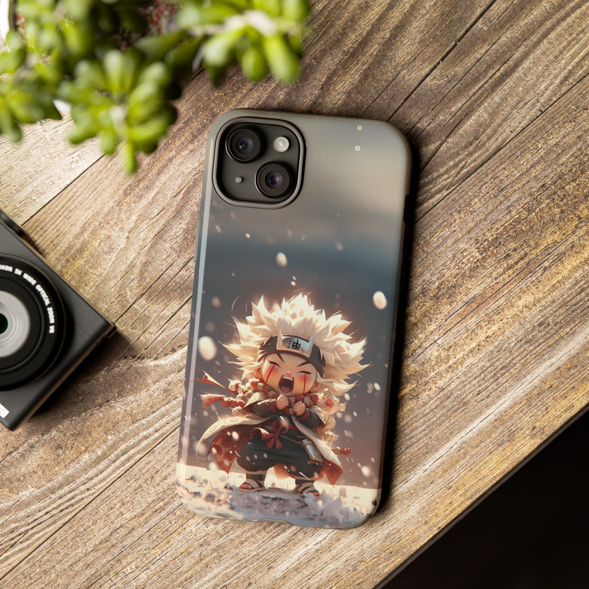 Anime Phone Case – Chibi Jiraiya Tough Protective Case for iPhone & Samsung