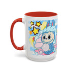 Lazy Yoga Accent Coffee Mug - Cute Animal Design 11oz & 15oz