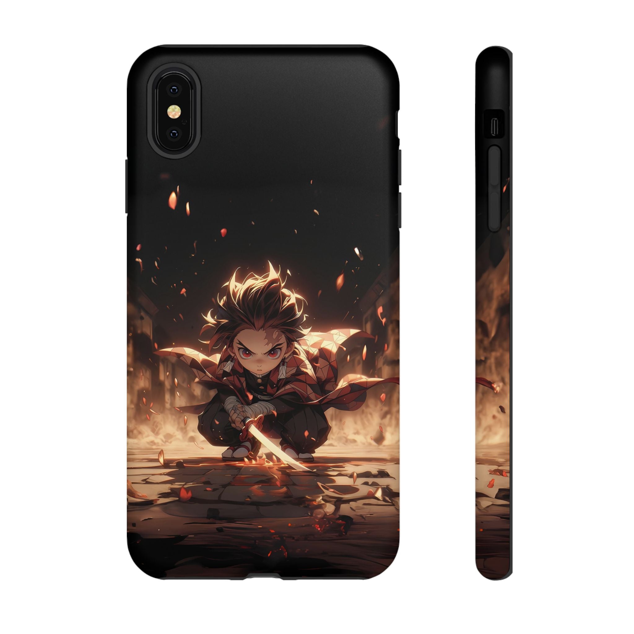 Tough Phone Case – Chibi Tanjiro Kamado Anime Protective Case for iPhone & Samsung