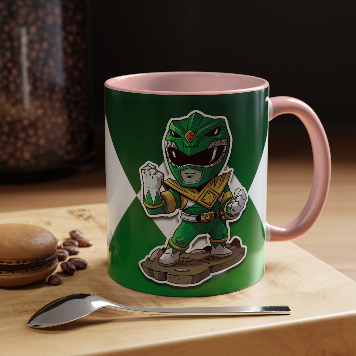 Mug Green Ranger Mug – 11oz & 15oz Mighty Morphin Power Rangers Ceramic Cup
