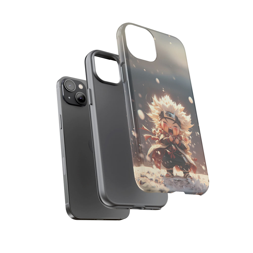 Anime Phone Case – Chibi Jiraiya Tough Protective Case for iPhone & Samsung